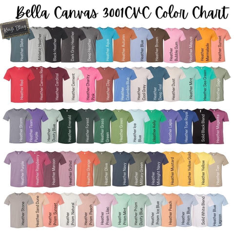 Color Charts – King's Bling
