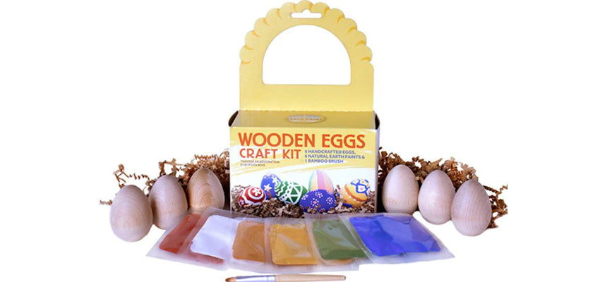 Wooden Eggs Craft Kit