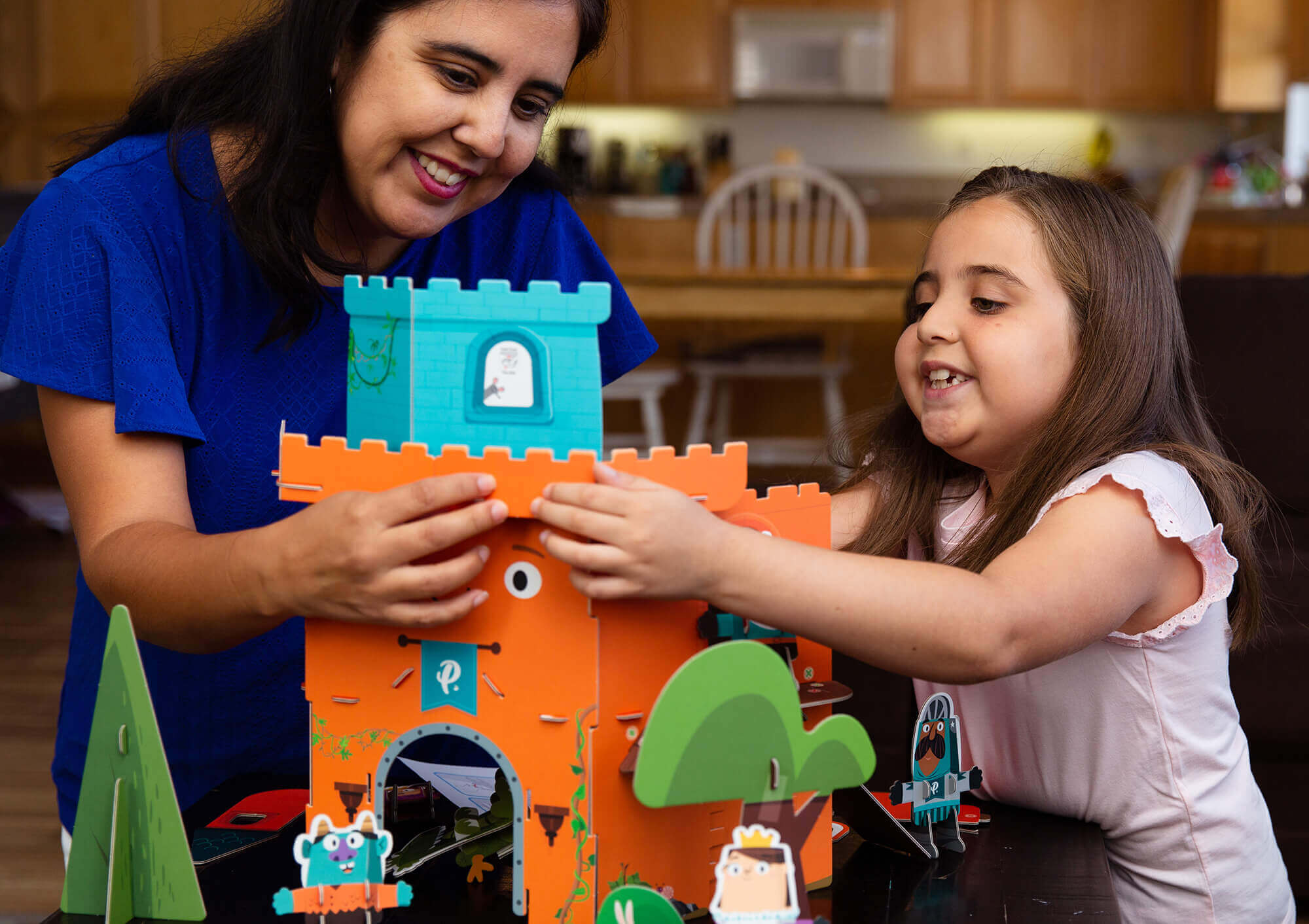 Mom and Child play based learning with Playper toys