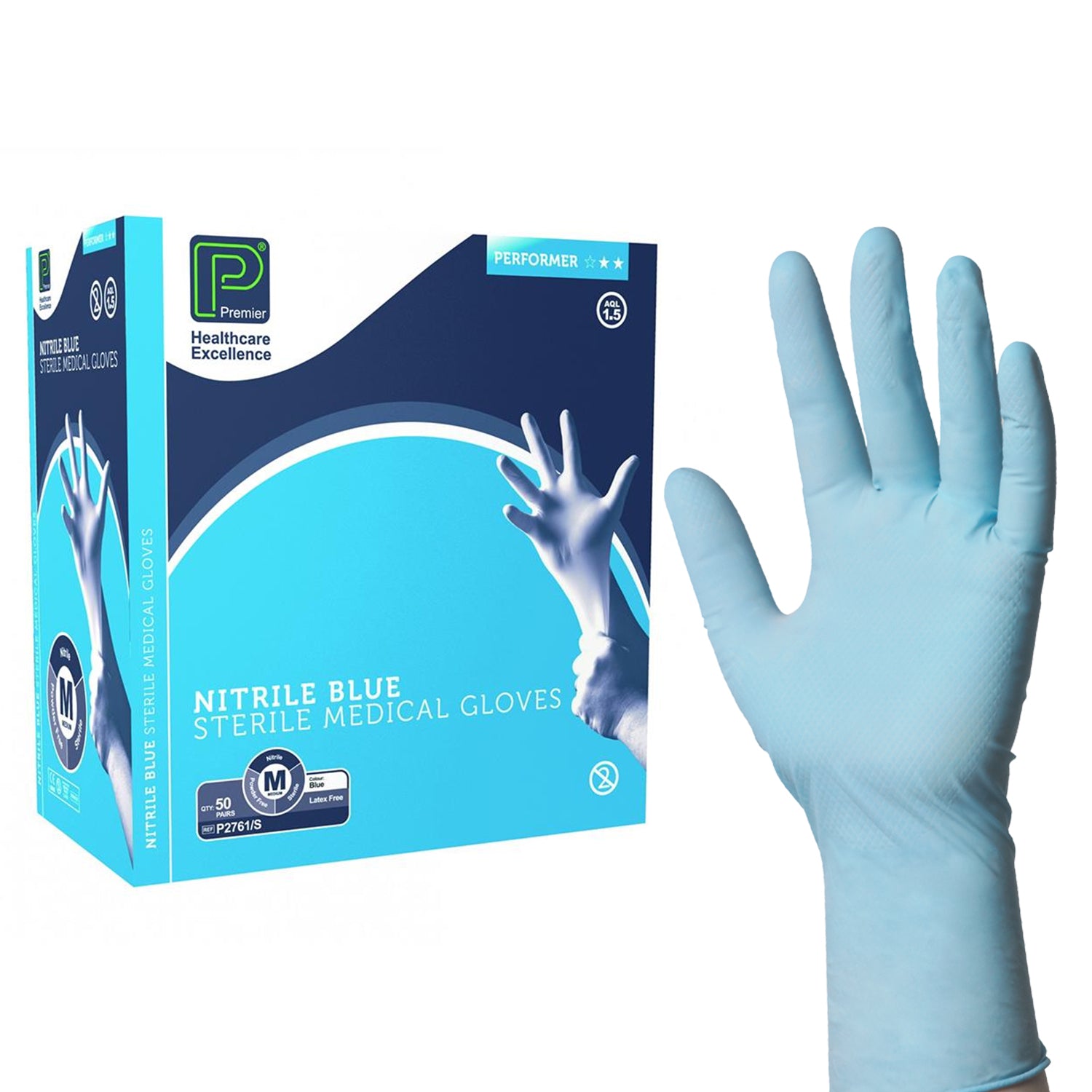 latex free powder free exam gloves