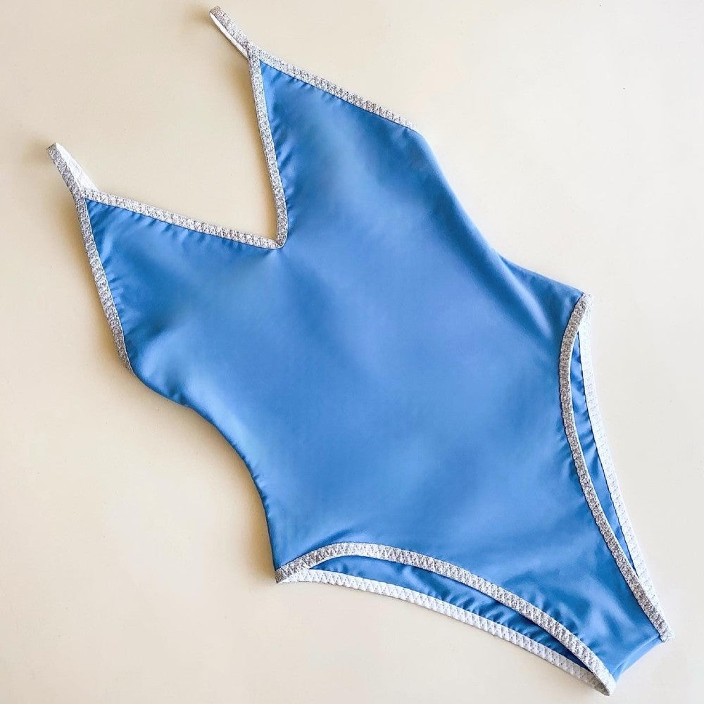 Valentina Swimsuit Baby Blue - Econyl