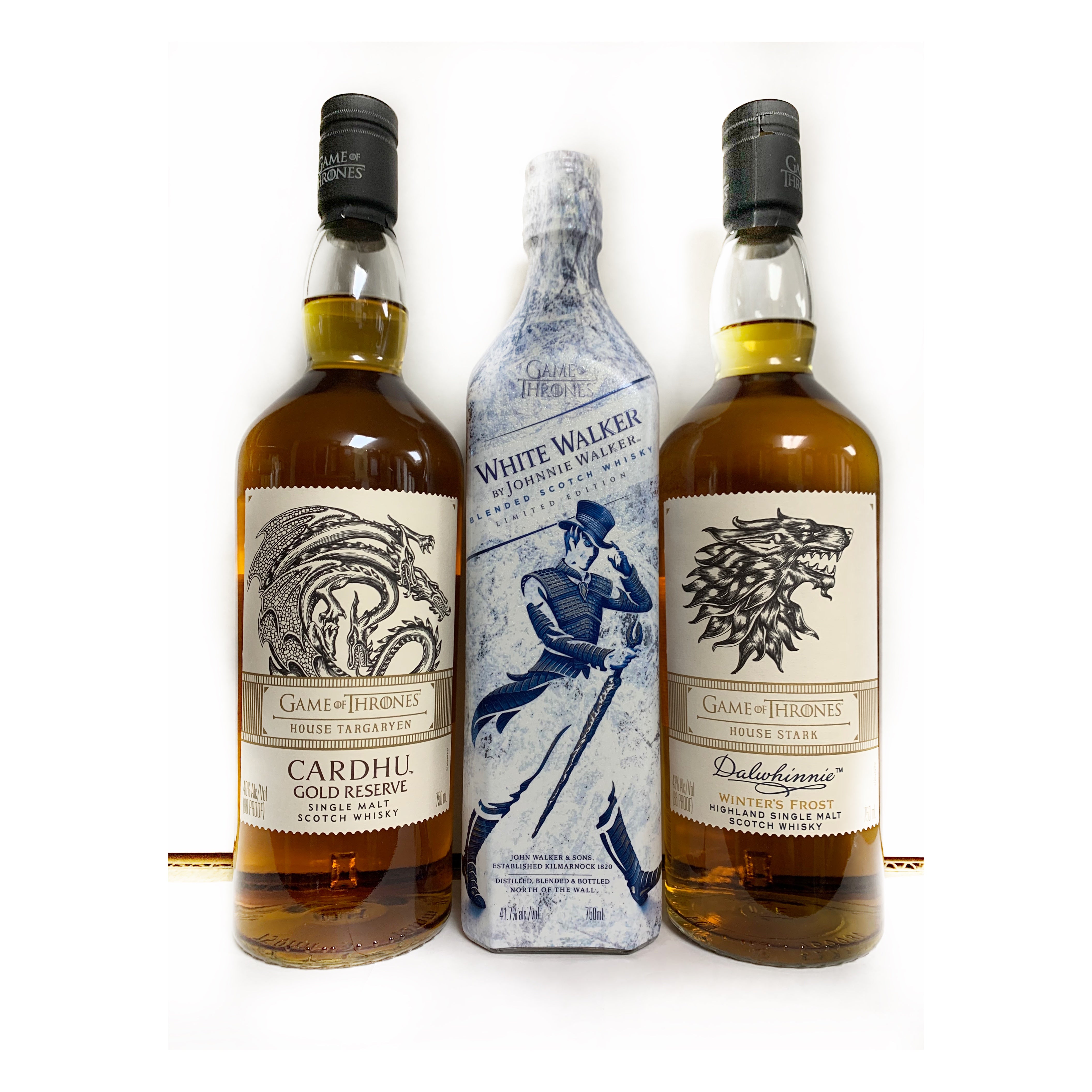 3pk Game Of Thrones Scotch Collection Dalwhinnie House Stark