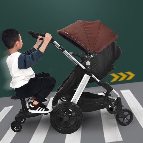 Best 2-In-1 Universal Baby Stroller Buggy Board With Detachable Seat