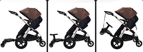 Best 2-In-1 Universal Baby Stroller Buggy Board With Detachable Seat