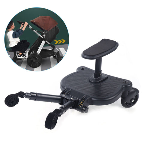 Best 2-In-1 Universal Baby Stroller Buggy Board With Detachable Seat