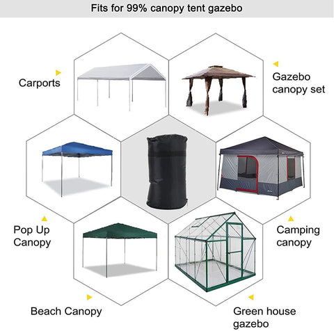 Heavy-Duty 30LBS Canopy Weight Sandbags For Gazebo Tent Carports