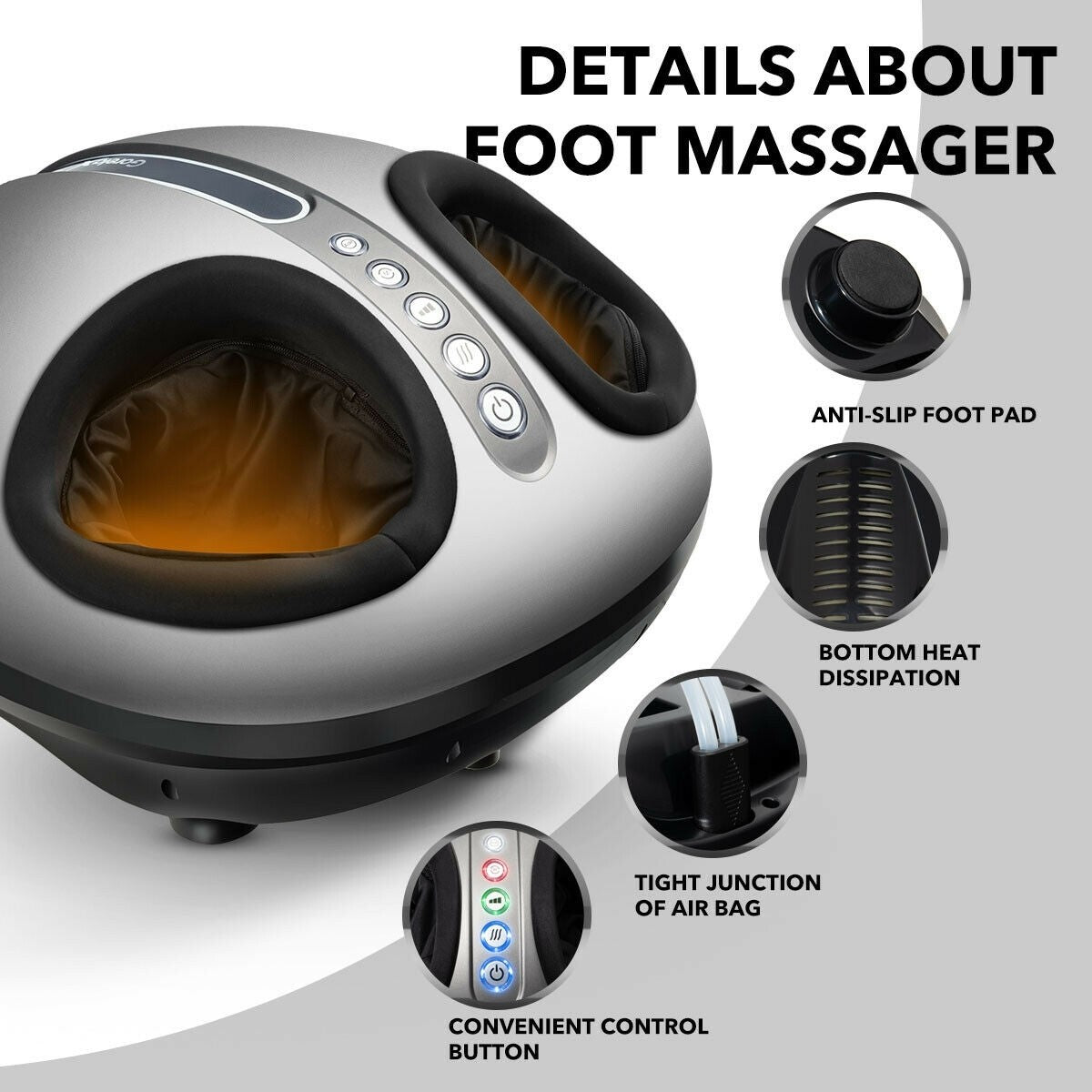 Premium All-In-One Therapeutic Deep Tissue Shiatsu Foot Massager – Avionnti