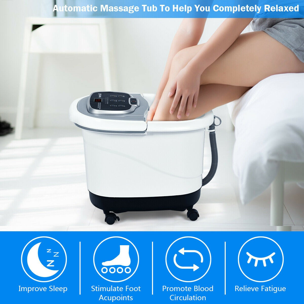 Premium All-In-One Therapeutic Deep Tissue Shiatsu Foot Massager – Avionnti