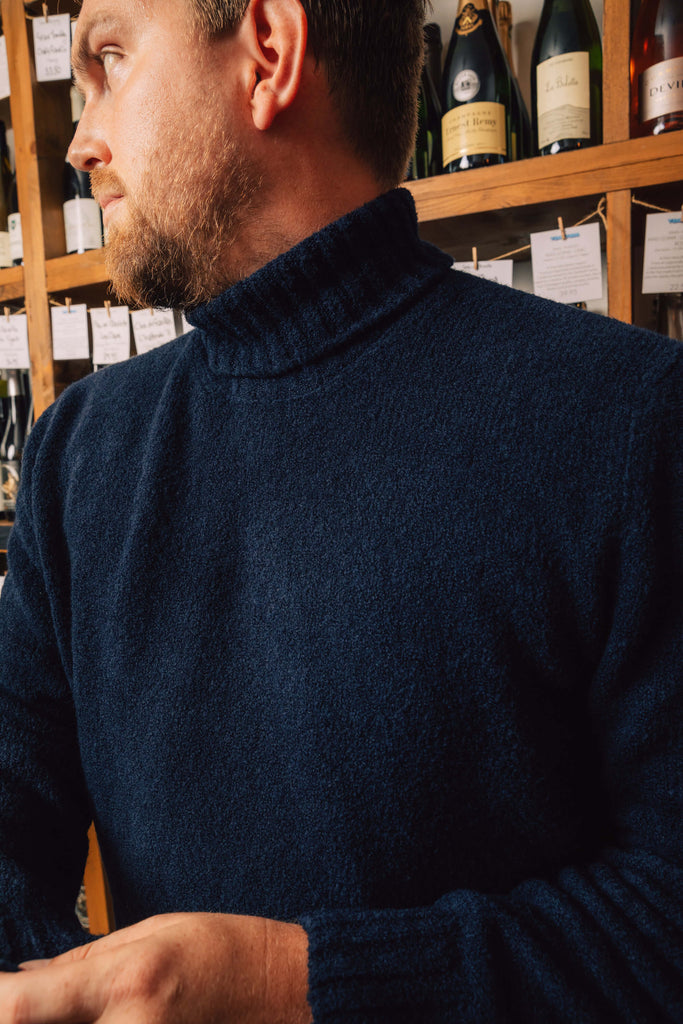 Gran Sasso boucle roll neck from the local merchants