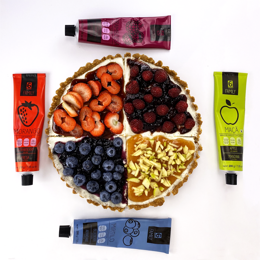 Fruit pie with artisanal jams in tube by meia.dúzia in family-size