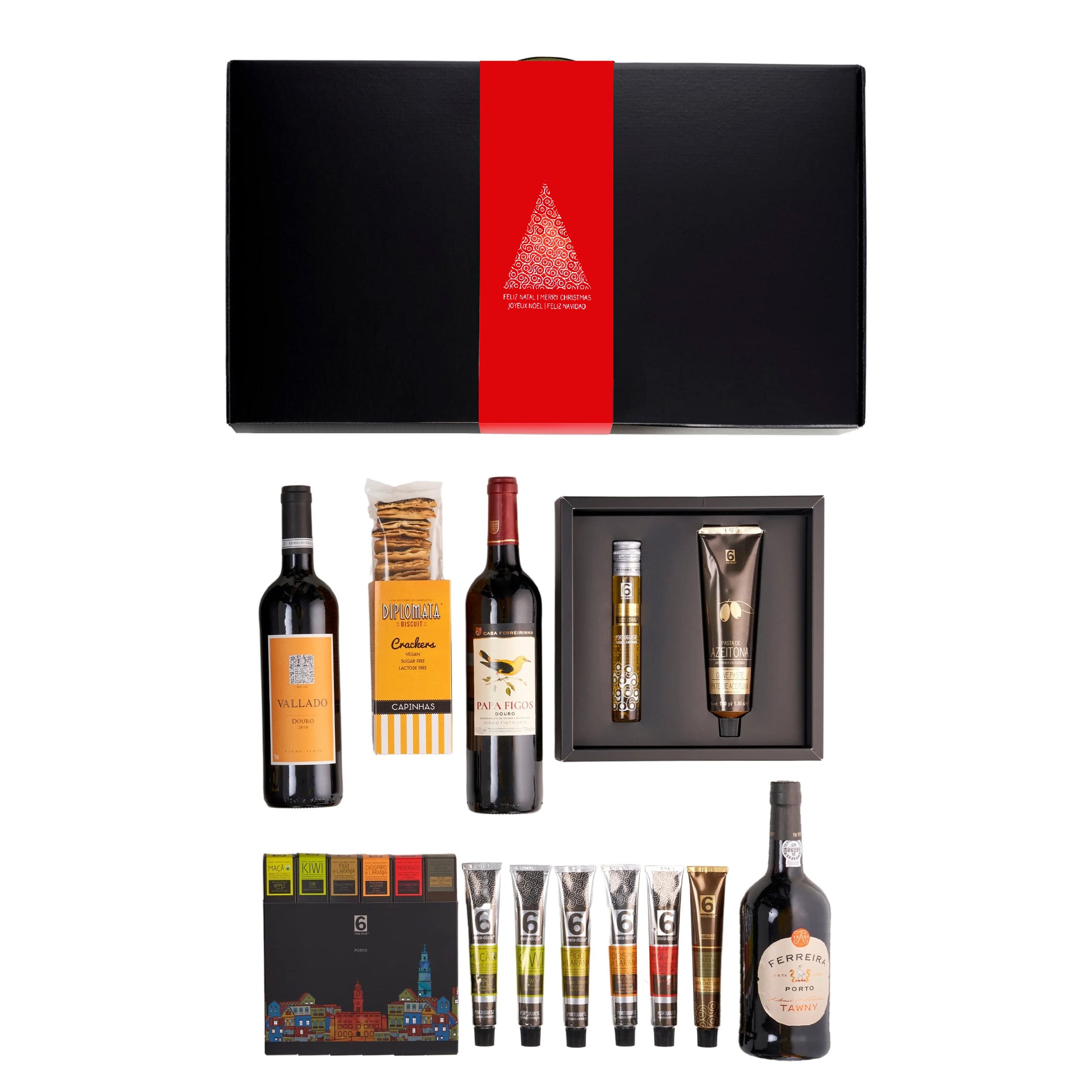 Melhor cabaz de Natal com Vinhos para empresas: Cabaz de Natal Luxury n.2 - Experiência do Vale do Douro