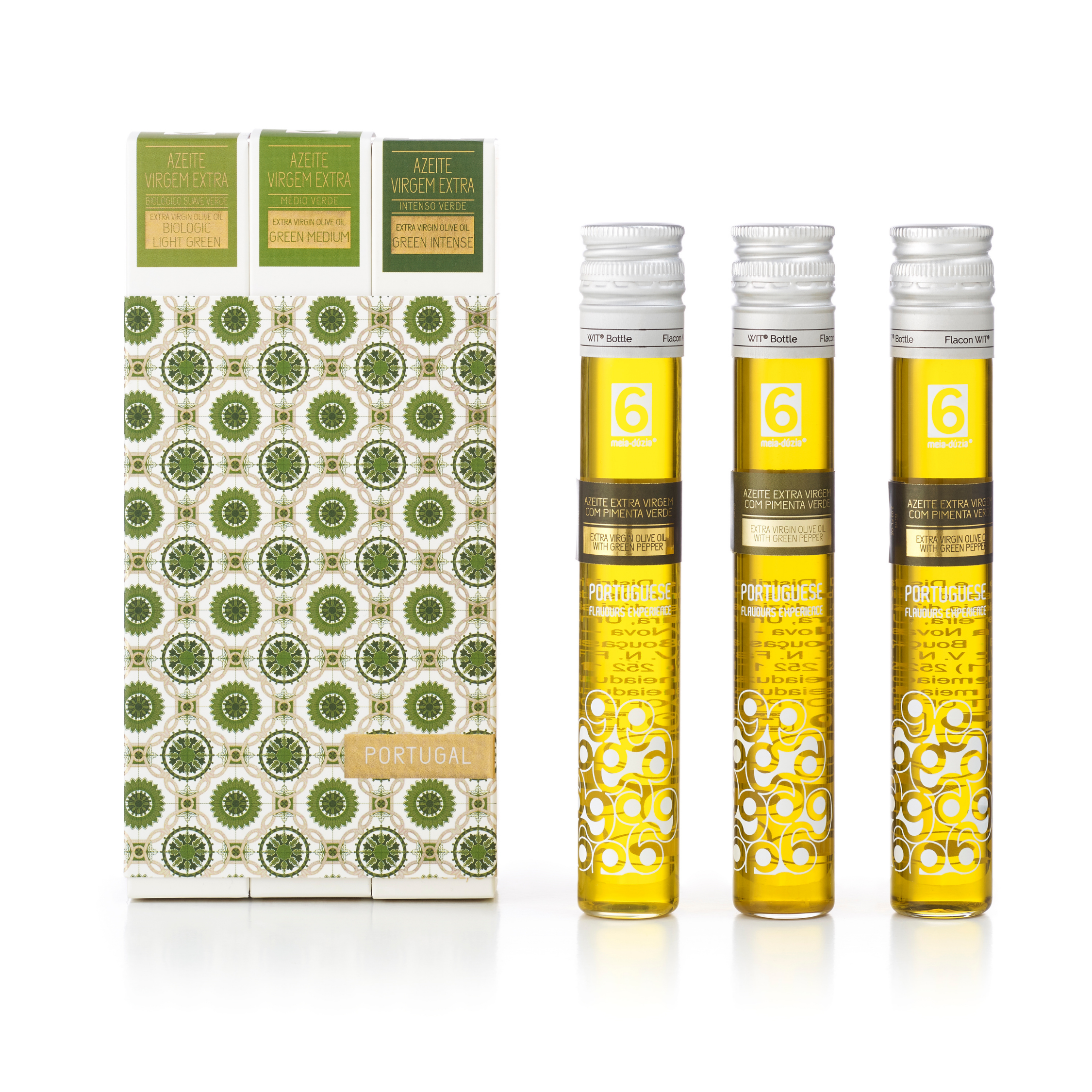 PACK 3 Green Olive Oils - Portuguese Tiles