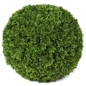 11" Medium Cypress Topiary Ball - 3rd Street Inn Greenery