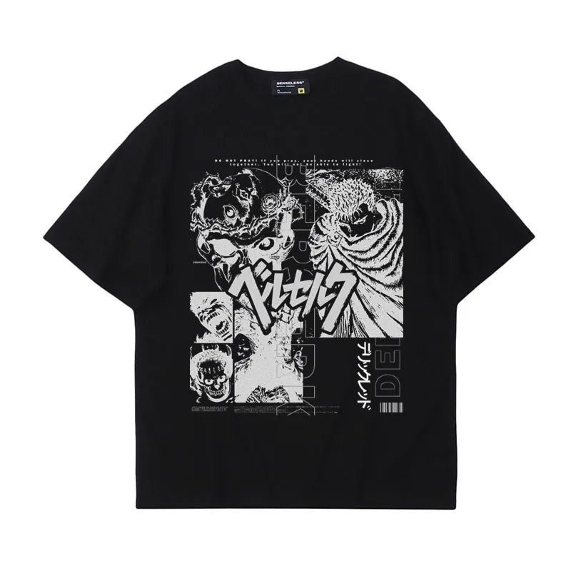 BLACK SWORDSMAN STORY GRAPHIC TEE - MANGA - ANIME MERCH