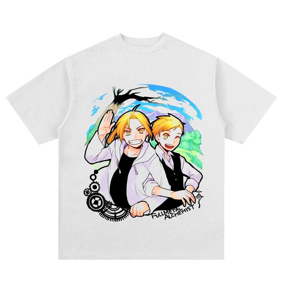 ALCHEMIST BROTHERS VINTAGE TEE - MANGA - ANIME MERCH