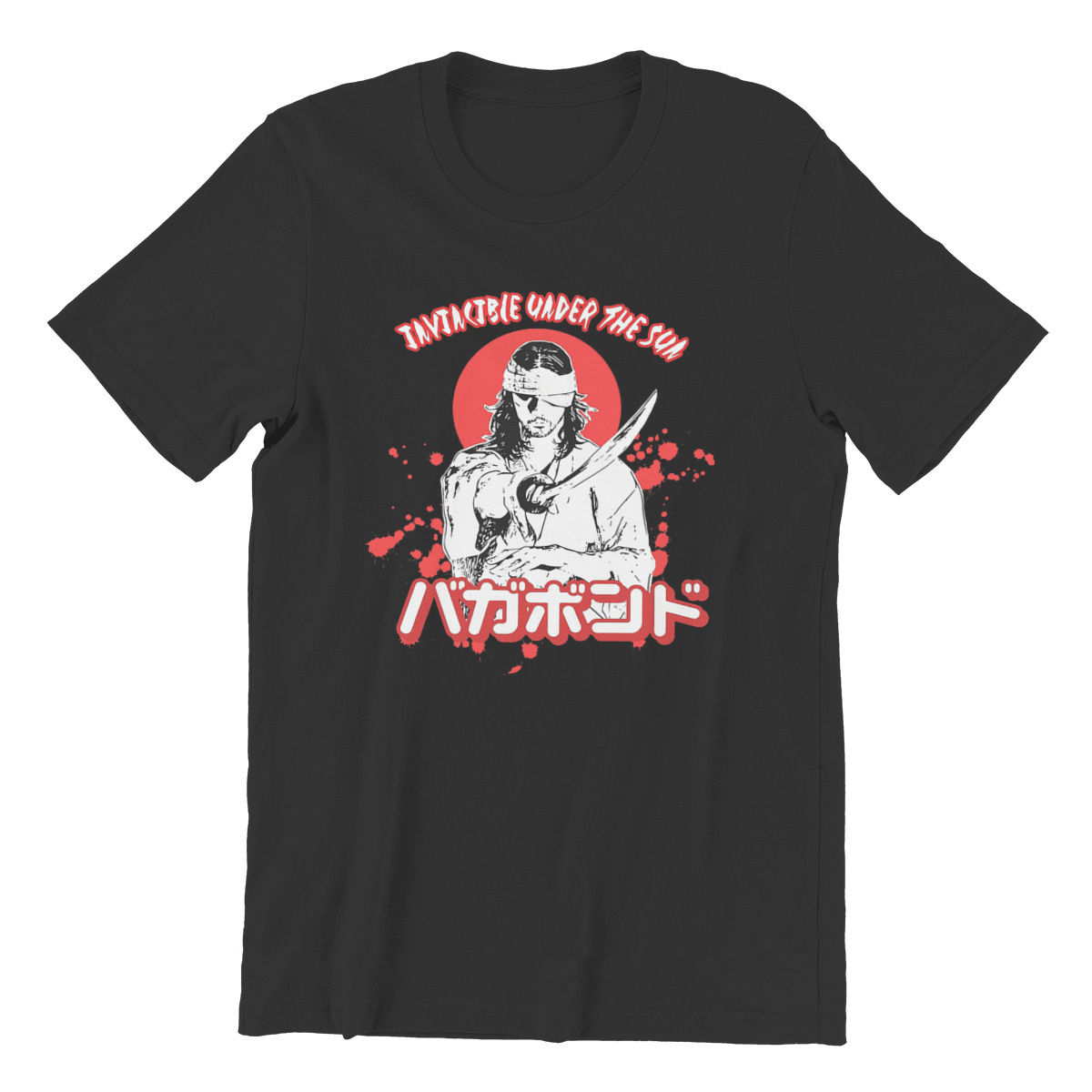 VAGABOND INVINCIBLE BLACK TEE - MANGA - ANIME MERCH