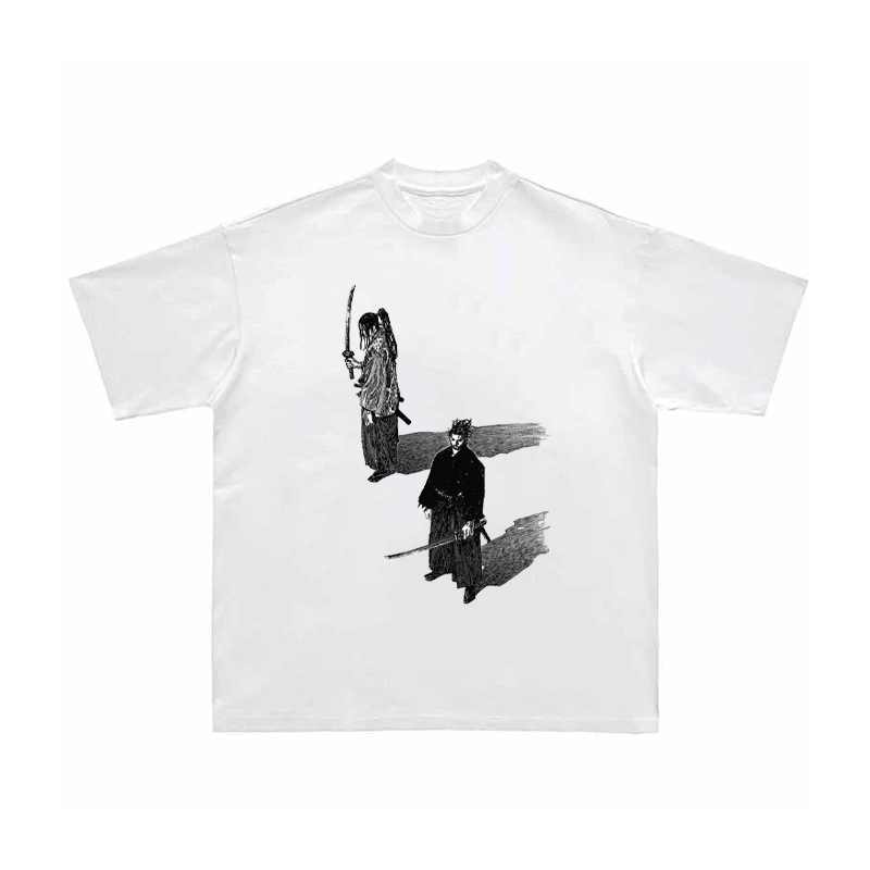 VAGABOND FOLKLORE WHITE TEE - MANGA - ANIME MERCH