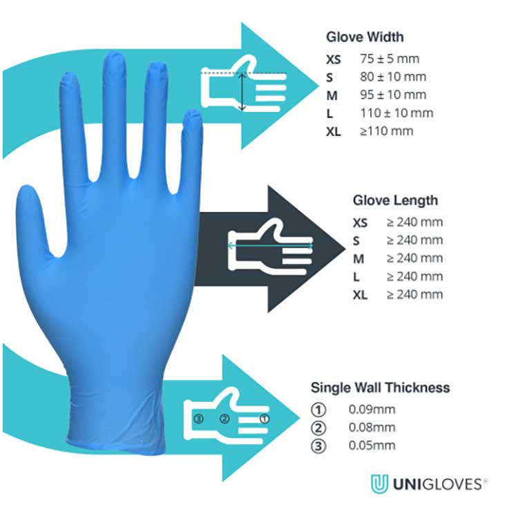 glove size guide