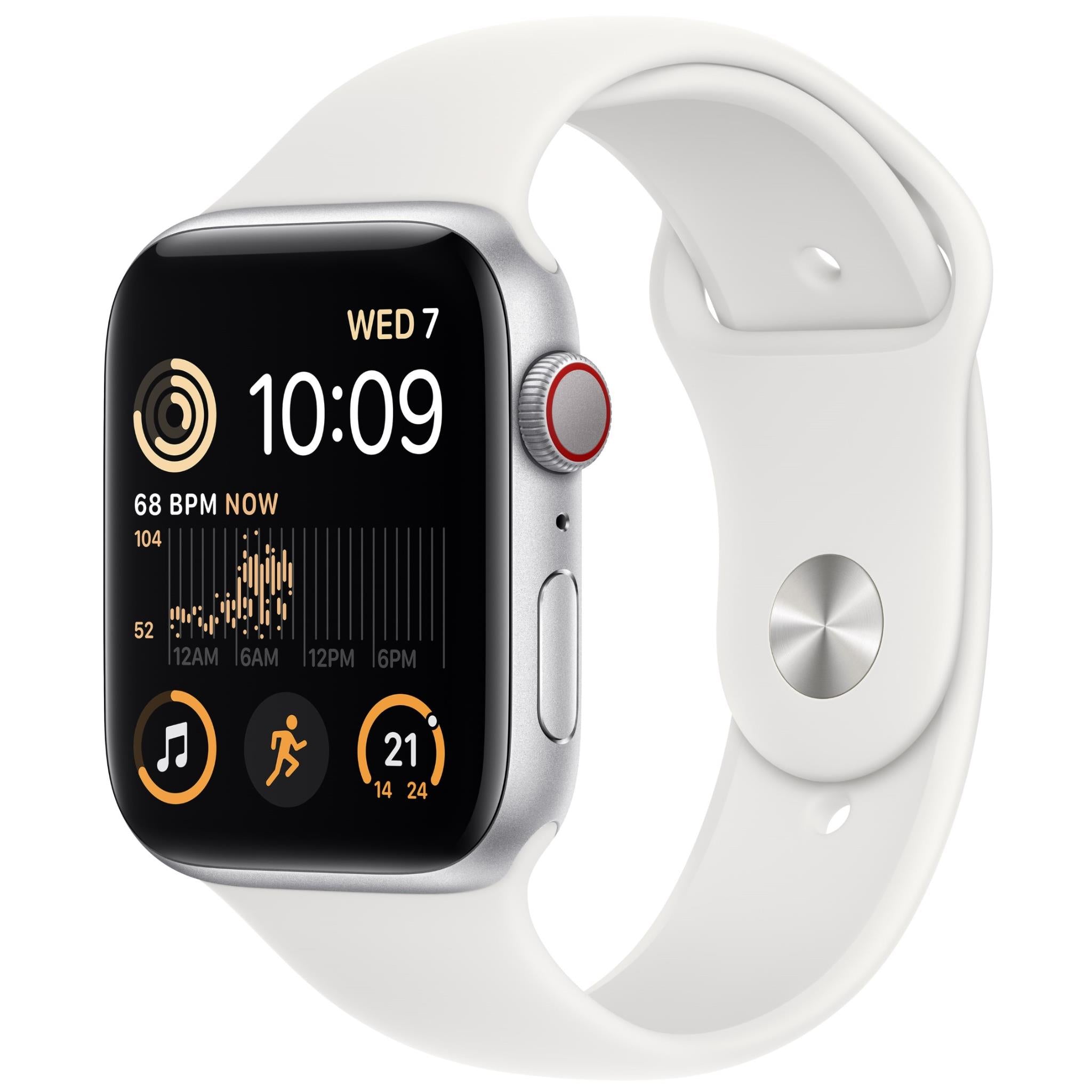 Apple Watch SE 44mm Silver Aluminium Case GPS + Cellular [2022]