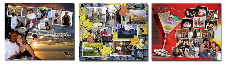 Picture Collage Puzzle Layouts Set 9