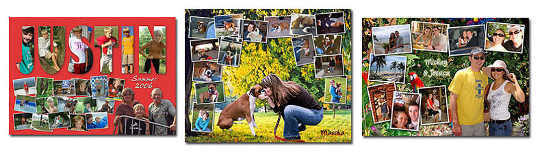 Picture Collage Puzzle Layouts 