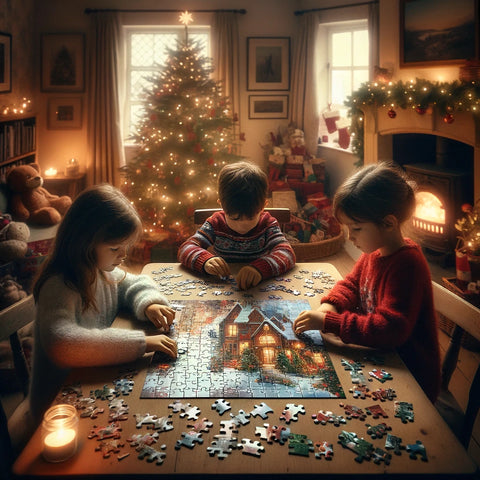 Christmas kids puzzles