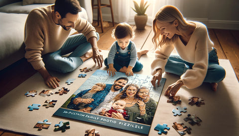 family photo puzzle for toddlers