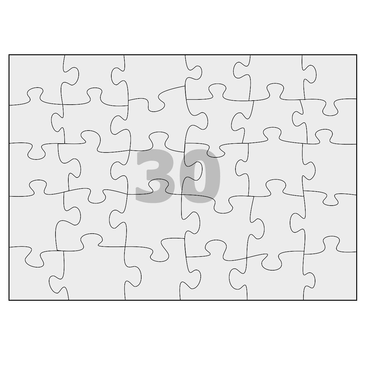 Large Blank Jigsaw Puzzle 1000 Piece