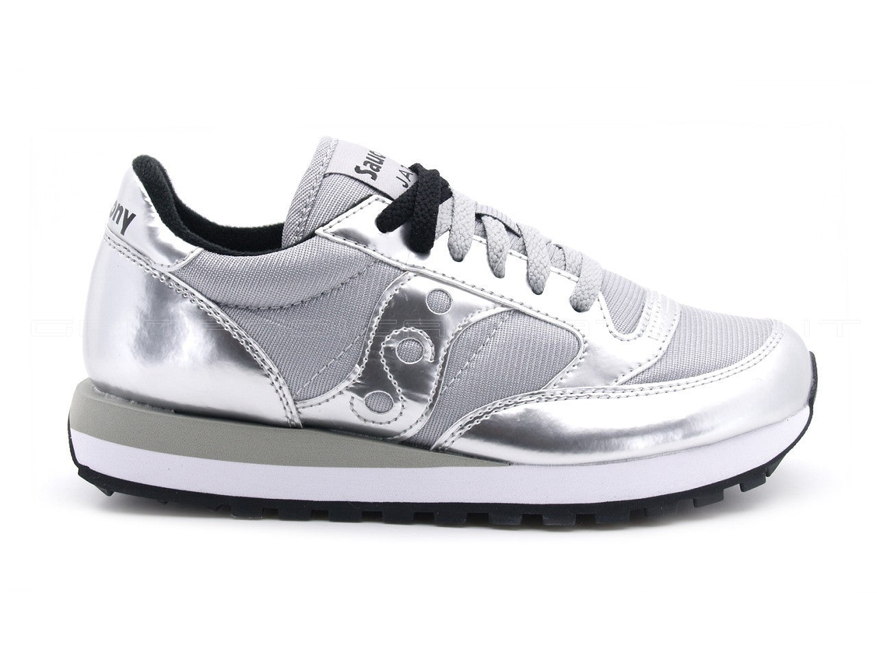 saucony jazz nere e argento