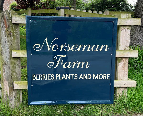 Norseman Farm sign