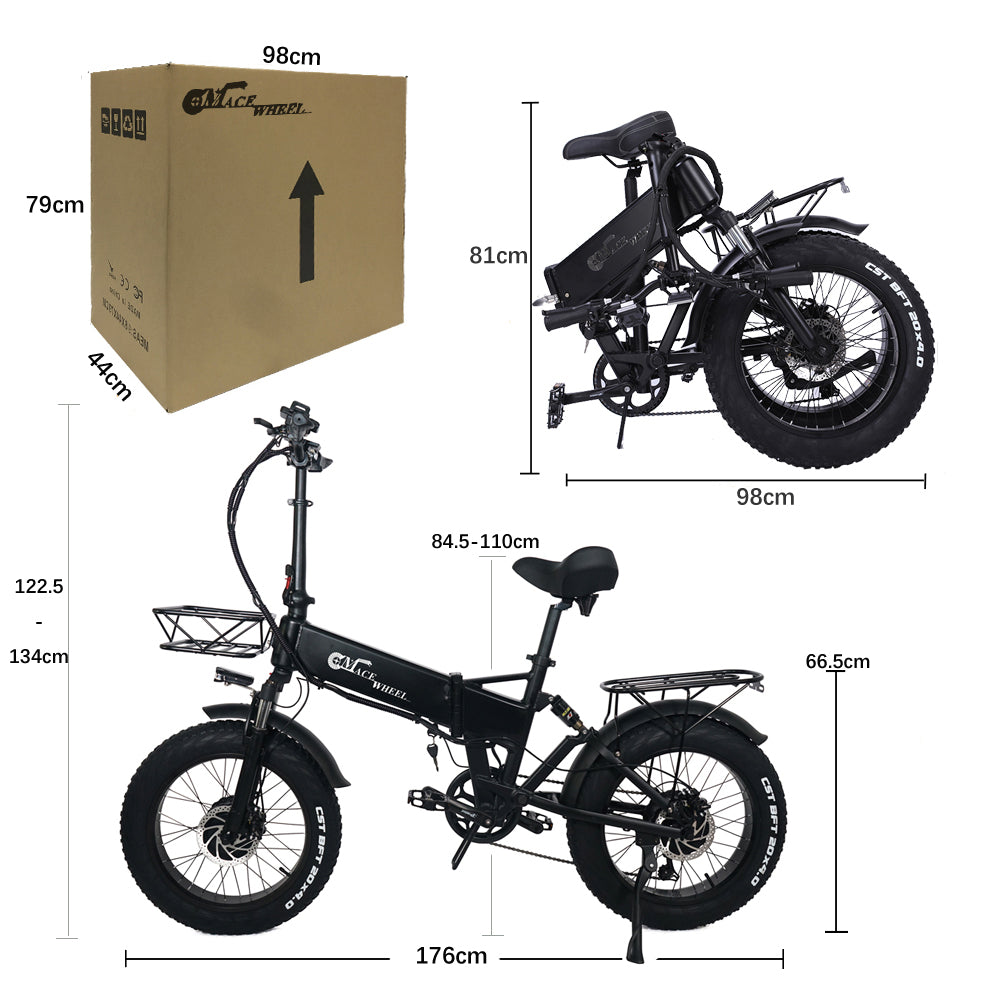 48V 15Ah / 17Ah Battery for CMACEWHEEL Y20 / GW20 Electric Bike