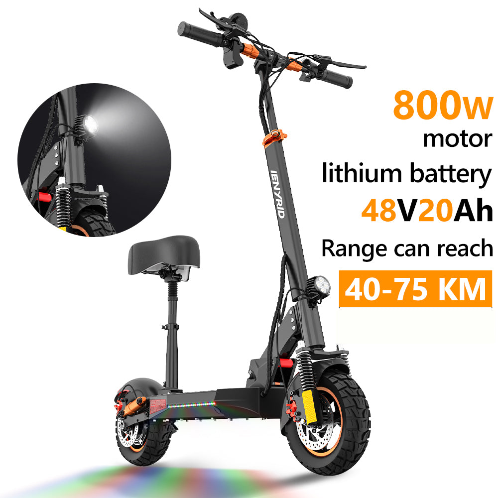 KUGOO M4 Pro avec son siège - Scooter électrique pliable 10 pouces