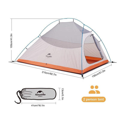 Naturehike Camping Tent for Trekking Camping Outdoors (2 Person) - Buybestgear