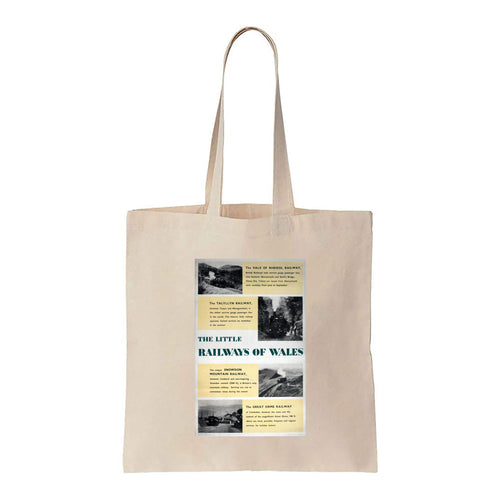 The Little Railways of Wales - Canvas Tote Bag