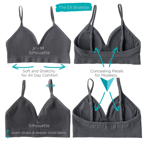 best bralette for healthcare workers - non disclosure apparel nipple concealing bralette