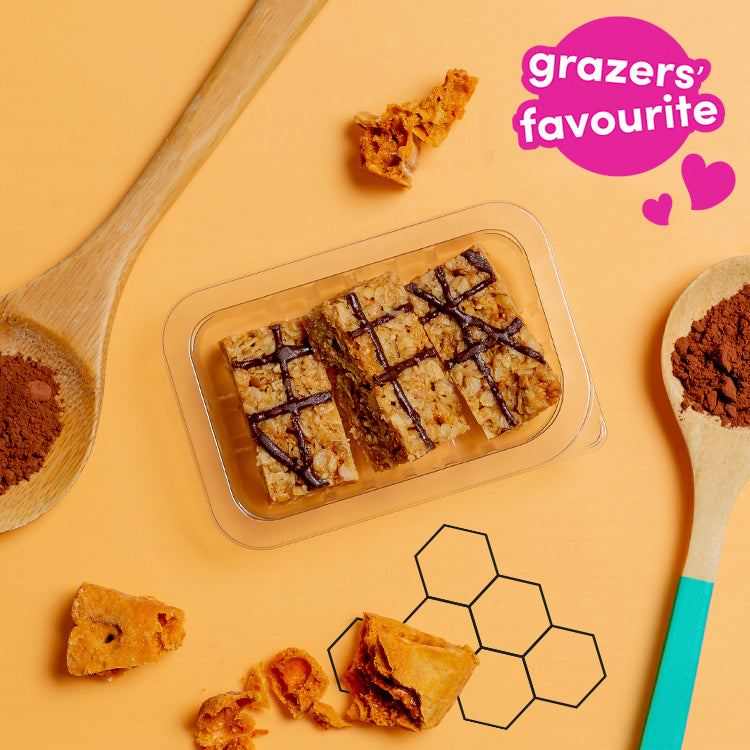 honeycomb flapjack ubin - graze for business product image