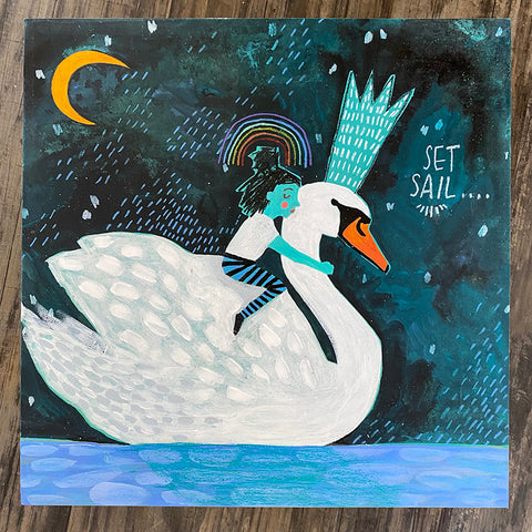 Set Sail painting by Jessica Swift
