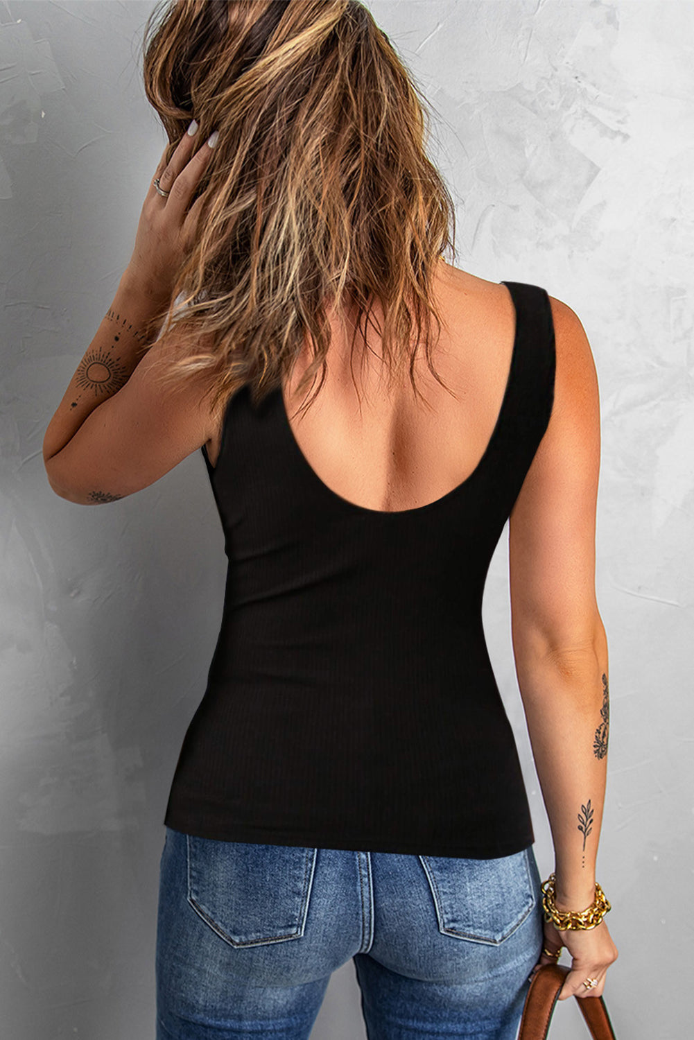 Exclusief Gelijk overdrijving Plunge Ribbed Lace Tank Top – I Am Dusk