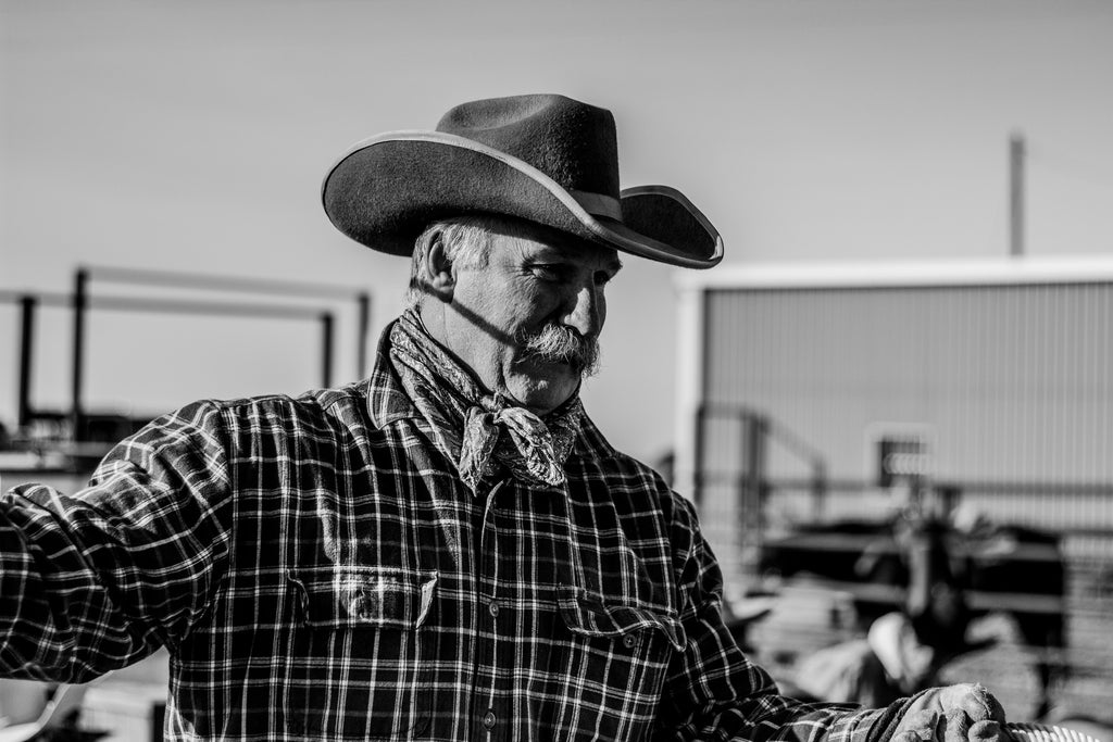 Luke Halsell is a ranching neighbor of ours. We help him during his busy times and he helps us. It's a partnership that's been going on over 20 years now.