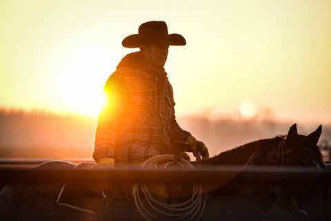 Chris and The Darkk side get an early morning start at sunup on the ranch.