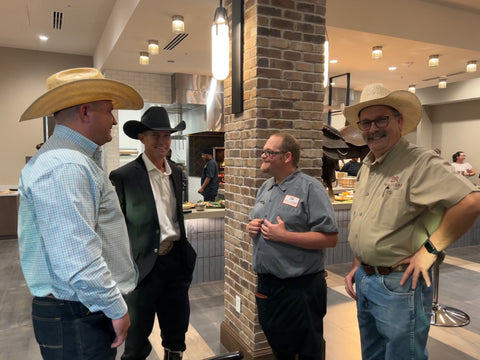 Wellborn 2R Ranch cowboys at the Grand Opening