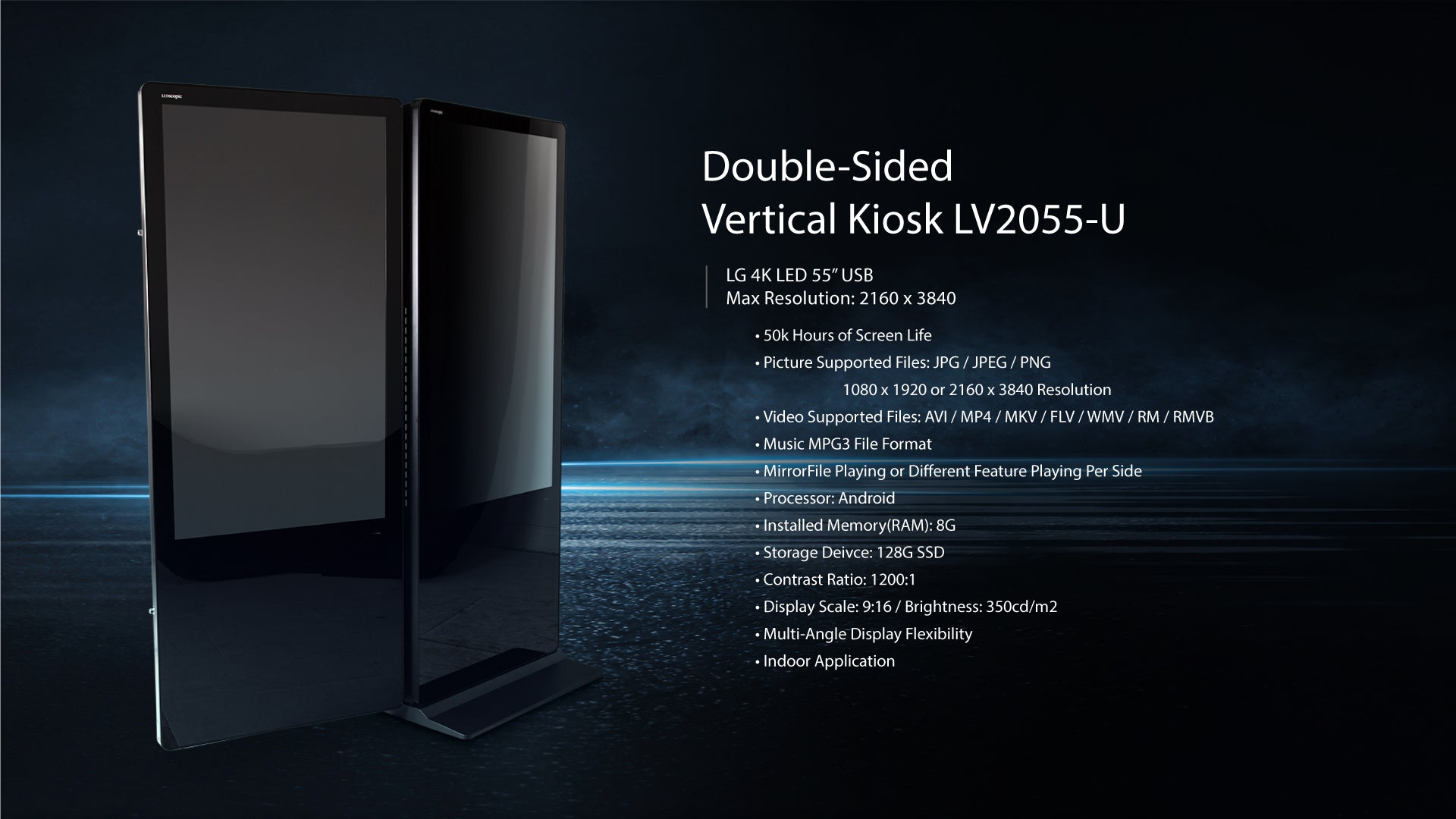 4K SCREEN VERTICAL PC TOUCH SCREEN Banner