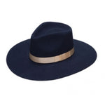 Ladies Pinch Front Navy Hat