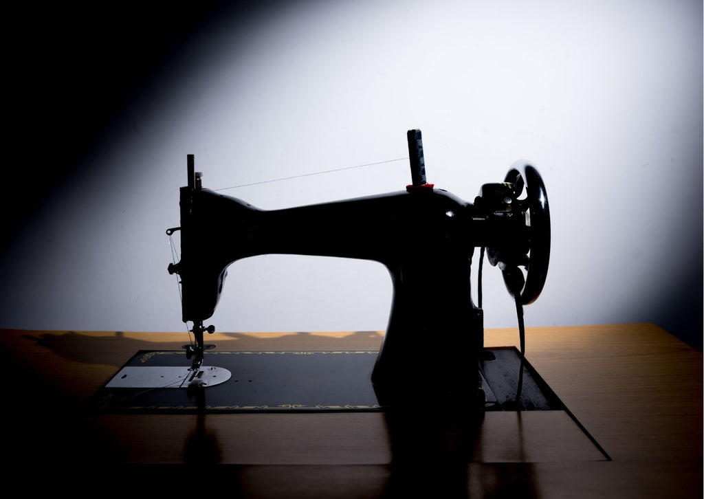 Old fashion sewing machine