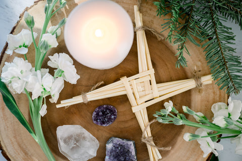 Imbolc Brigids Cross