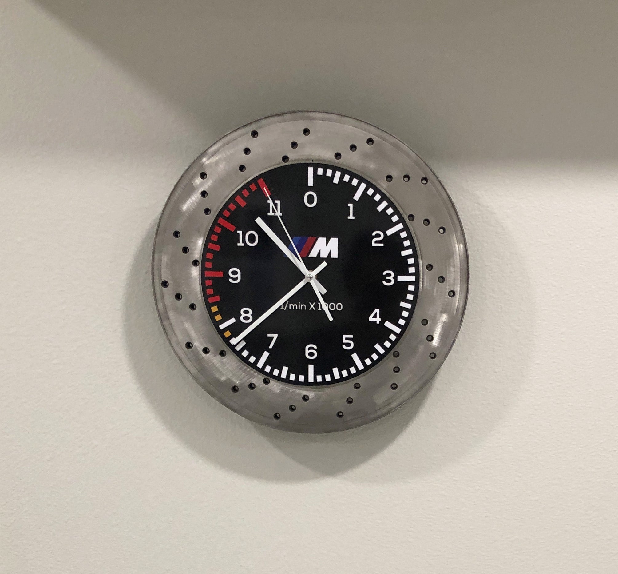 BMW M Inspired Brake Rotor Wall Clock – Gifts Amplified