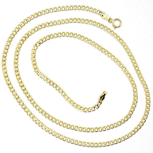 Antique Two Color watch chain necklace - 9k gold - 19.7 inch length ha –  penelopepenelope