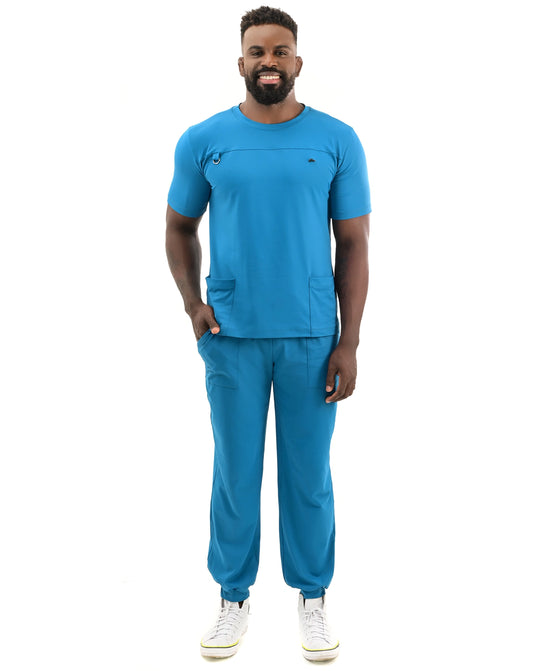 Scrub Masculino Neo Soft Azul Celeste