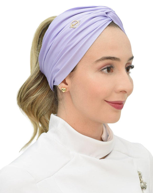 Turbante Lilás - jalecos-mania Feminino, Gabardine Premium, Jalecos Mania, Lilás, Turbantes