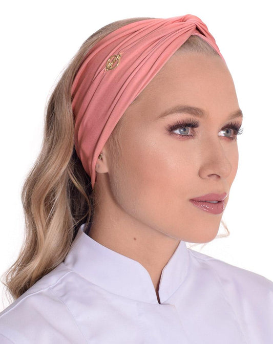 Turbante Rosé - jalecos-mania Feminino, Gabardine Premium, Jalecos Mania, Rosê, Turbantes